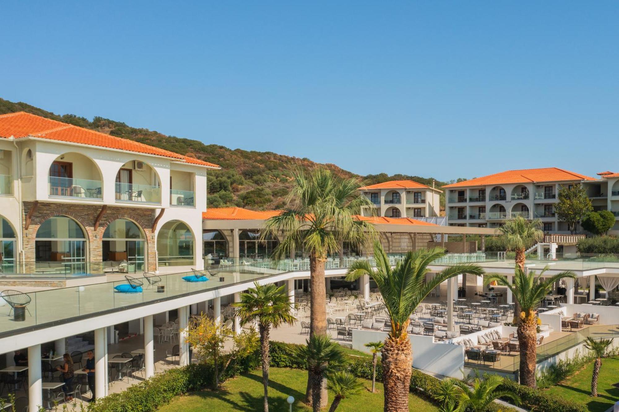 Akrathos Beach Hotel Uranópolis Exterior foto
